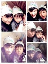 组图：最帅潮爸萌娃走红 潮萌不输林志颖父子