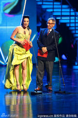 组图：第18届白玉兰奖现场 黄海波小宋佳夺帝后
