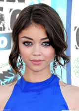 高清组图：萨拉-海蓝德蓝色小礼服露背好清凉