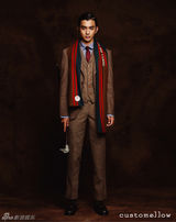 高清图：韩星俞承浩秋装写真 华丽背头变成熟绅士