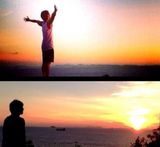 组图：吴建豪晒新婚蜜月照 妻子泳装秀曝光