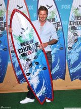 高清组图：美国青少年选择奖 贝克汉姆笑容帅气