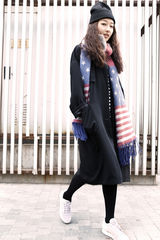 组图：蒋梦婕潮装街拍宛若月夜精灵