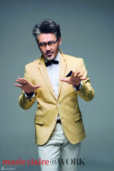 组图：吴秀波胡须范儿登杂志儒雅帅气