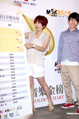 幻灯：S.H.E林宥嘉各拥两首金曲 人气实力受肯定