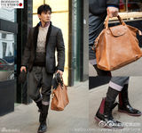 明星爱街拍第15期：女星皮裤VS男星哈伦裤搭配