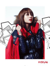 高清组图：韩星李珉廷冬装大片红唇妖娆