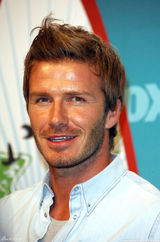 高清组图：美国青少年选择奖 贝克汉姆笑容帅气