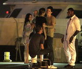 高清组图：奥兰多-布鲁姆和女友米兰达甜蜜过新年