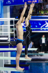 组图：《水立方》素颜王丽坤将亮相双人跳