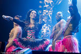 高清图：张惠妹伦敦演唱会举行 全场劲歌热舞