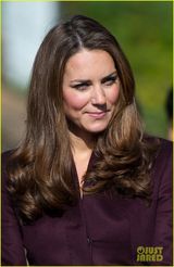 组图：凯特王妃独自出巡 优雅微笑接见民众