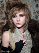 组图：乌克兰妖孽男模斯蒂夫写真雌雄同体