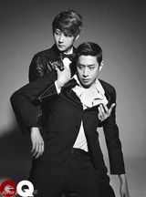 组图：神话时尚大片黑装出镜展型酷魅力