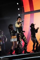 组图：湖北卫视2013跨年晚会中外明星同台打擂