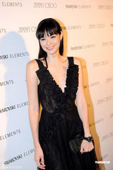 组图：钟楚红杨采妮温碧霞竞艳 三朵靓花竞绽放