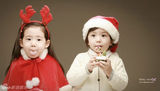 幻灯：韩国混血童星Mason圣诞写真 大眼睛灵动可爱
