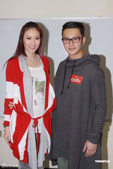 组图：曾华倩新节目录影 浓妆难掩皱纹显老态