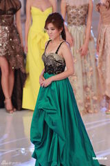 组图：2012港姐竞选现场 张名雅获国际亲善小姐