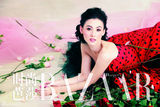 高清图：张柏芝写真登芭莎封面 诠释幸福勇敢