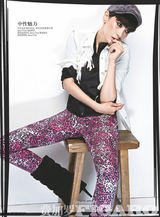 组图：李媛爵士大片 帅性真我涂鸦