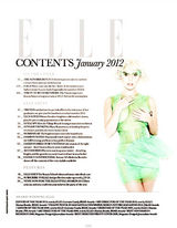 组图：Lady Gaga登英国版《ELLE》开年刊封面