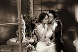 组图：韩星刘智泰金孝珍拍唯美婚纱写真 