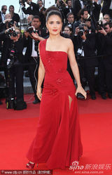 幻灯图集：乔治-卢卡斯杨紫琼捧场《华尔街2》首映