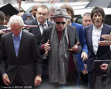 组图：滚石乐队出席摄影展 纪念50周年