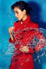 组图：马苏质感封面大片 坦言不能辜负爱与梦想