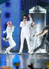 组图：BigBang火热开唱 座无虚席粉丝high翻场