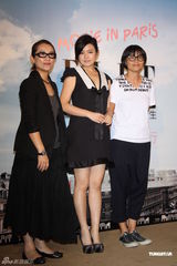 组图：陈妍希低胸V领秀性感 称柴智屏是好姐姐