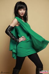 组图：郑希怡与男友共生死 演绎事业着陆内地