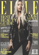 组图：麻辣鸡登ELLE封面 皮装帅气爆乳性感