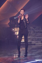 组图：《劲歌金曲》录影 阿Sa(蔡卓妍)梁汉文亮相