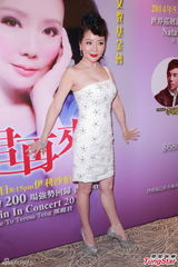 组图：单紫宁伊馆献唱筹款 邓丽君演出片段曝光