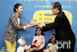 组图：韩星赵恩淑任首尔BABY FAIR宣传大使