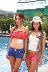 组图：何佩瑜不与黄婉曼比身材 陆永承认奉子成婚