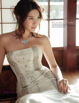 高清组图：韩星李智雅雪地婚纱写真 异域风情唯美