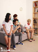 高清图：EXO-K金有贞校服广告花絮照清新阳光