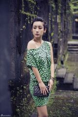 组图：秦海璐异域风情写真 仿若无声电影