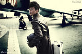 高清图：赵会南拍时尚大片 变身飞行员酷劲十足