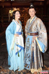 组图：林峰《卫子夫》杀青宴遭周丽淇催婚