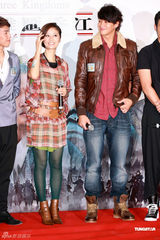 组图：何润东林心如等香港宣传《三国》