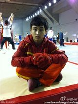 组图：体操萌主冯喆微博搞笑走红