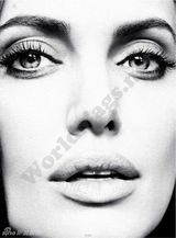 组图：辣妈安吉丽娜-朱莉登杂志封面电眼迷人