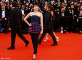 组图：戛纳开幕红毯众星争艳 深V爆乳透视美背