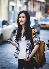 组图：田朴珺首曝清新生活照 笑容温暖眉眼妩媚