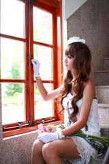 组图：台湾伪娘模特想成女人 写真娇媚如花绽放