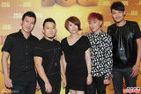 组图：苏打绿五成员变通表演 许廷铿加入星梦